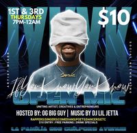 If you know you know open mic 