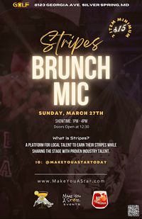 Stripes Brunch Mic 