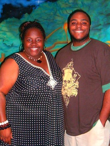 Ben Stevens and I after the show! He sang for me during an acoustic set in honor of my release! Thanks BEN!!!
