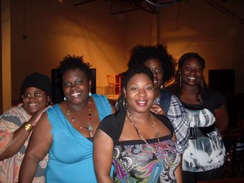 Serenity & sunshine w/the support of my Sistas!!!
