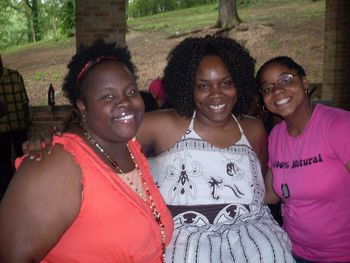 HBO Def Poetry Spoken Word Artist Georgia Me and Spoken Word Artist Tanesha & I at Grant Park performing! GA Me was sooo cool!
