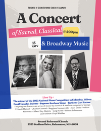 A Concert of Sacred, Classical and Broadway Music