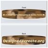 A Black Girl's Thoughts In Haiku Form Wristband
