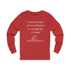 "Love's A Risk" Haiku Long Sleeve Tshirt