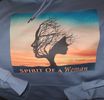 Spirit Of A Woman Sweatshirt Hoodie - Periwinkle