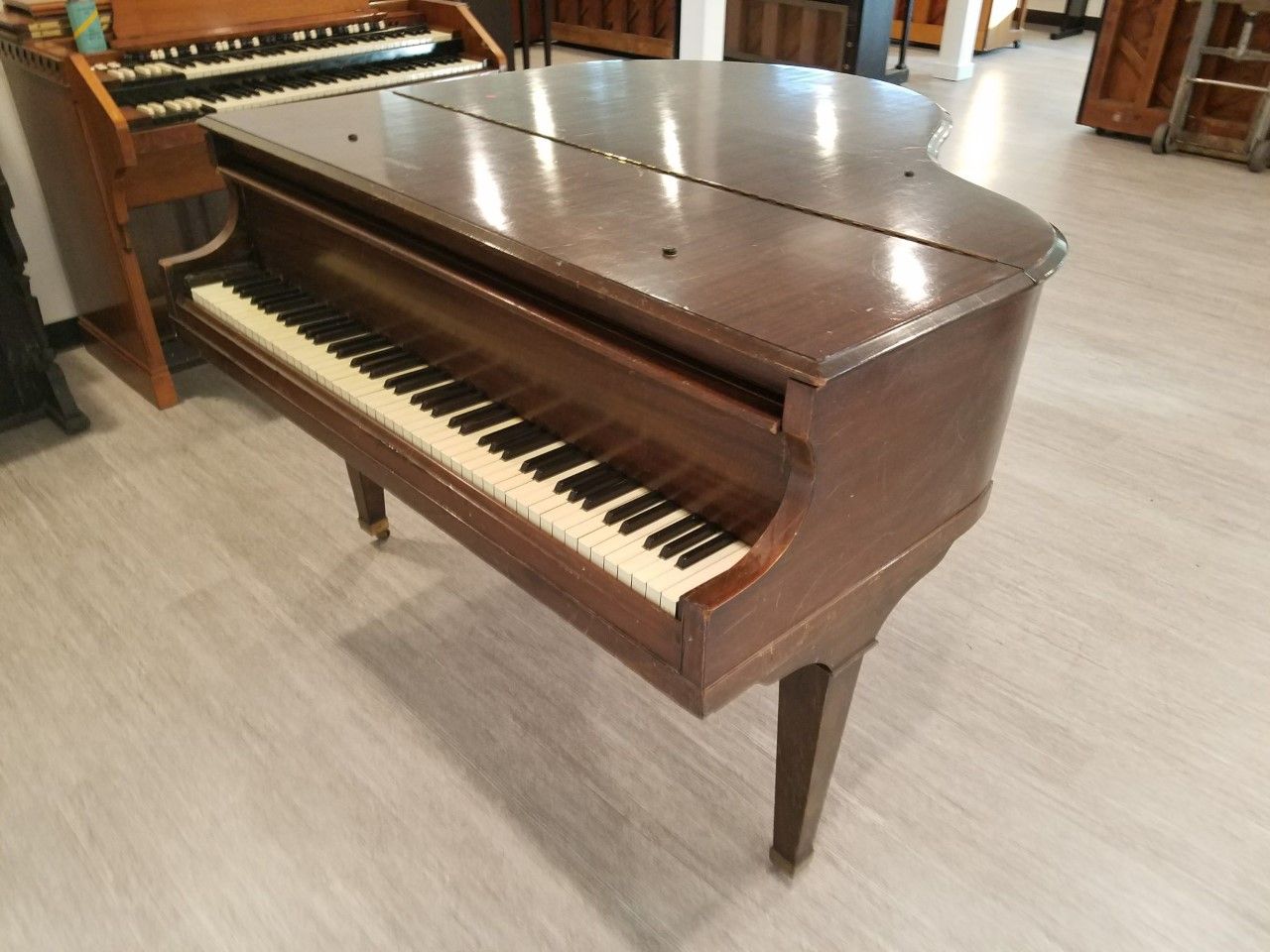 1940 Bradbury 4.5 foot baby grand - Nashville Piano Rescue