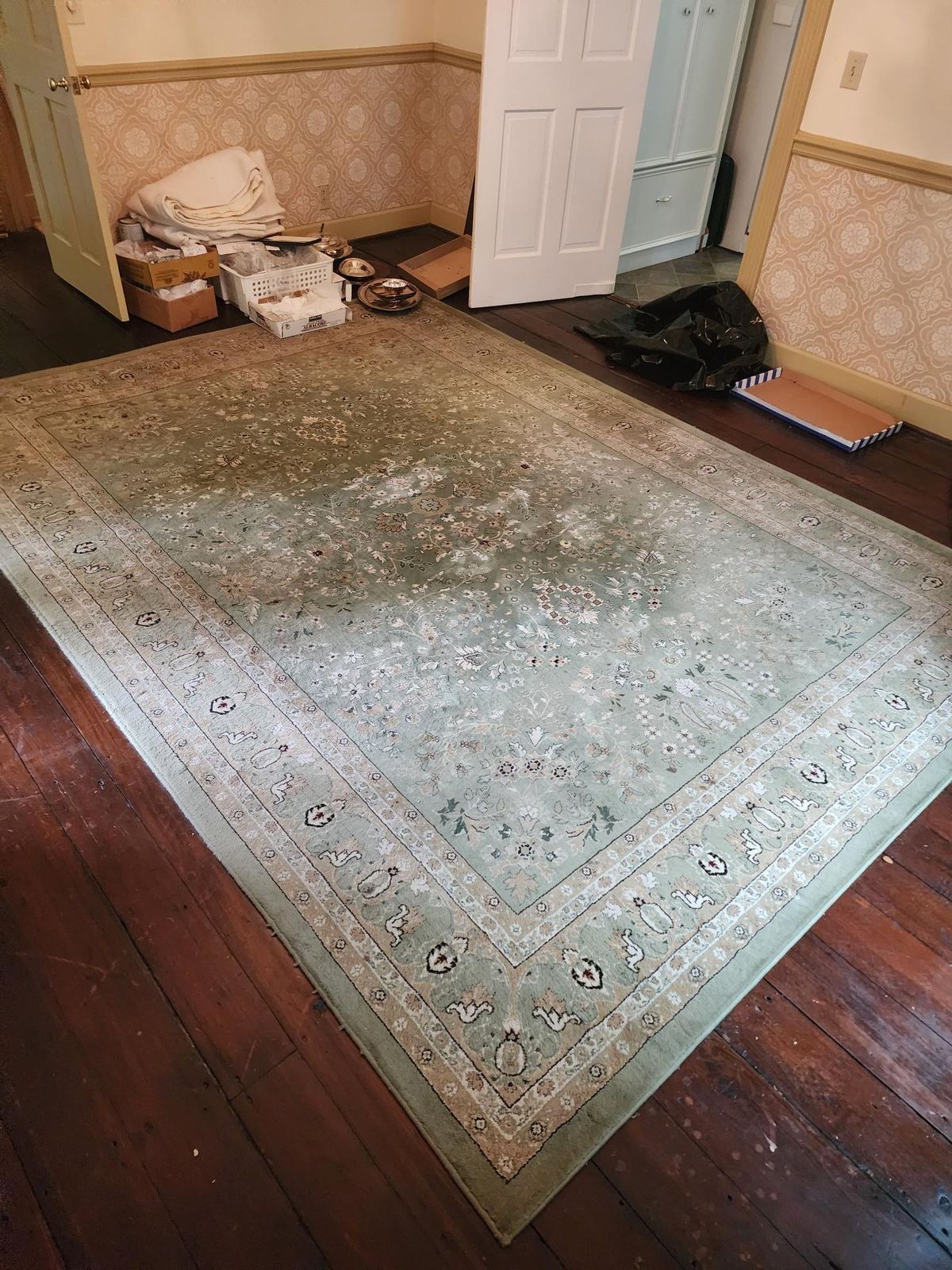 Large Formal Wool Rug