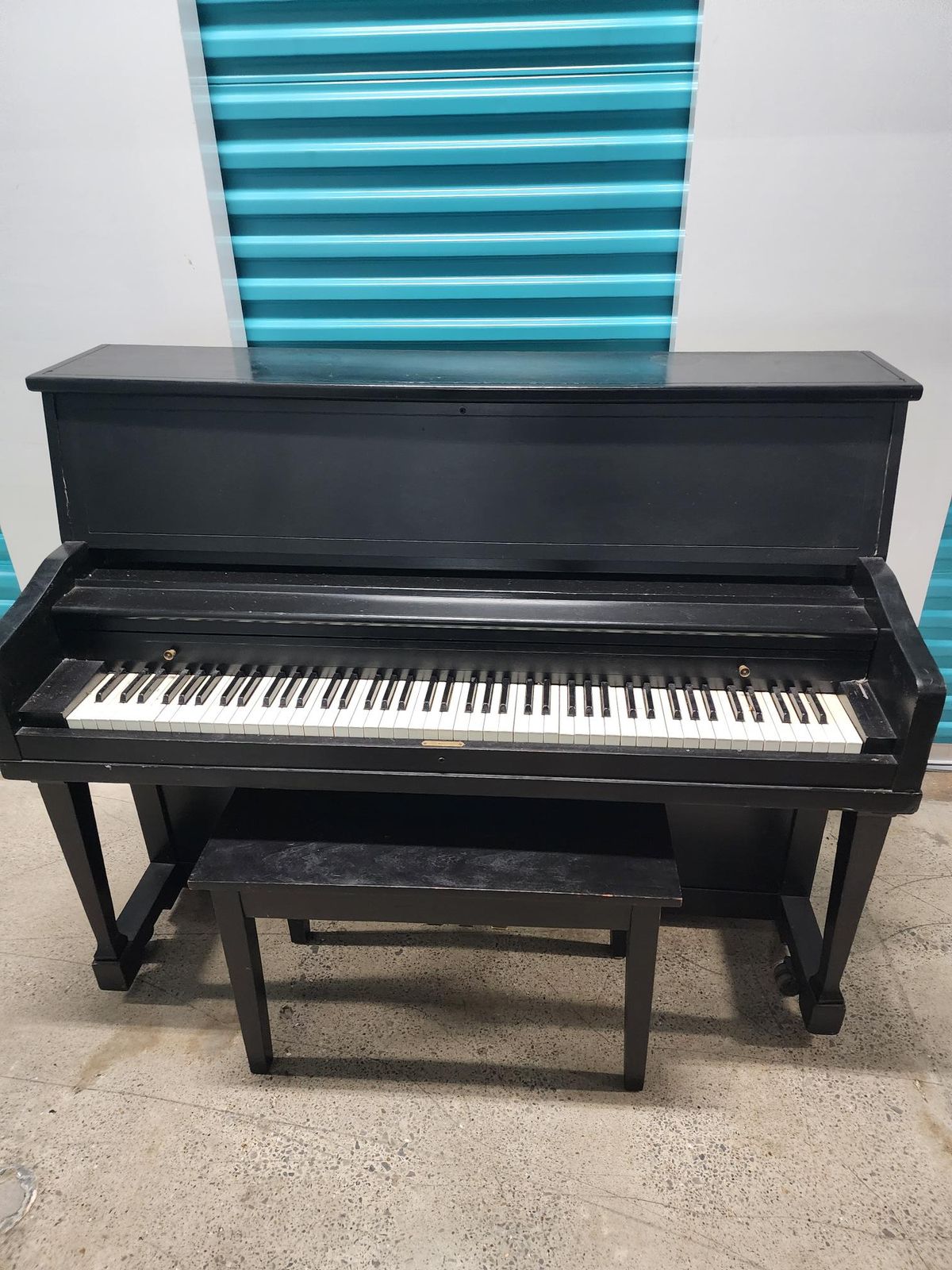 1970 Kohler and Campbell Studio upright 45 inches tall.