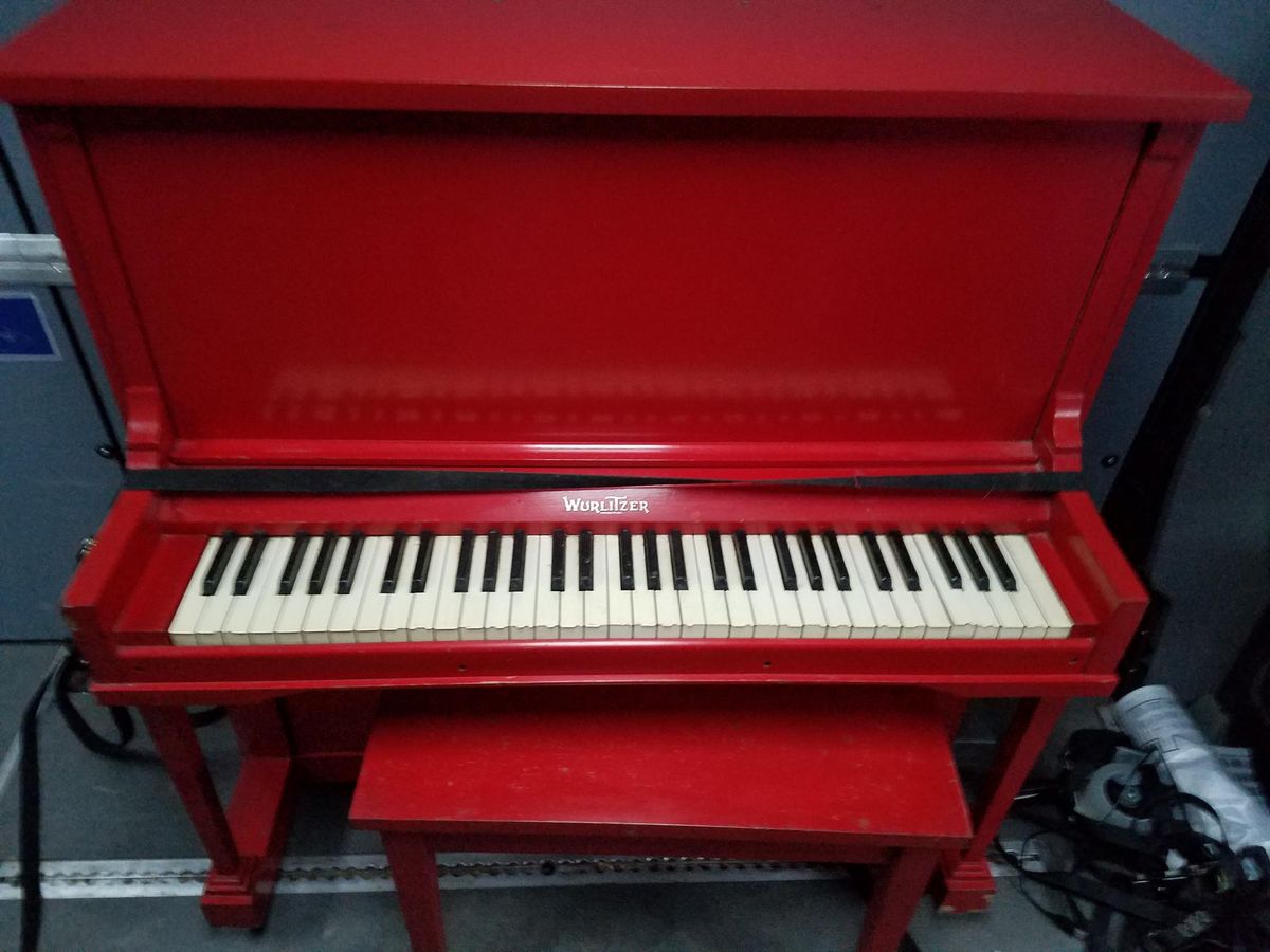 1938 Wurlitzer 61 Key Mini Upright Restored.