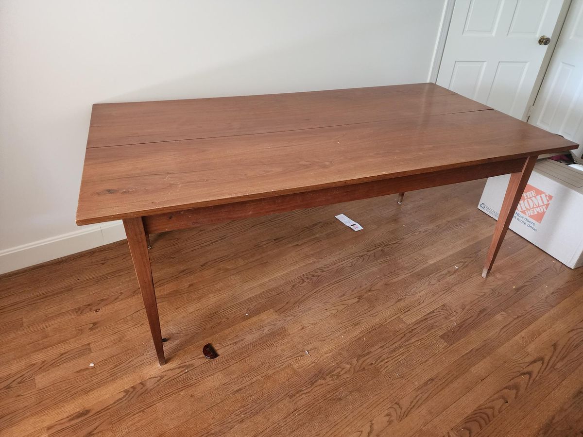 Large dining table solid cherry