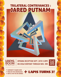 Jared Putnam's Trilateral Contrivances Art Opening at Lapis Room