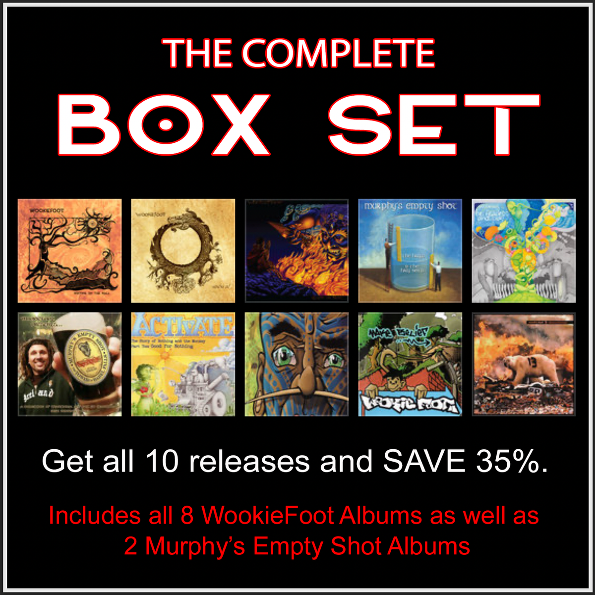 BOX SET: Digital Download - Wookiefoot