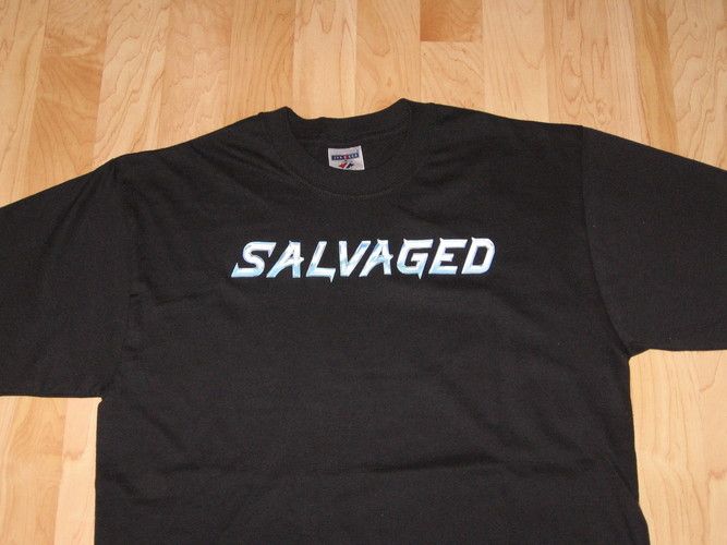 SaLvAgEd T-Shirt (Classic Black w/ Chrome Logo)