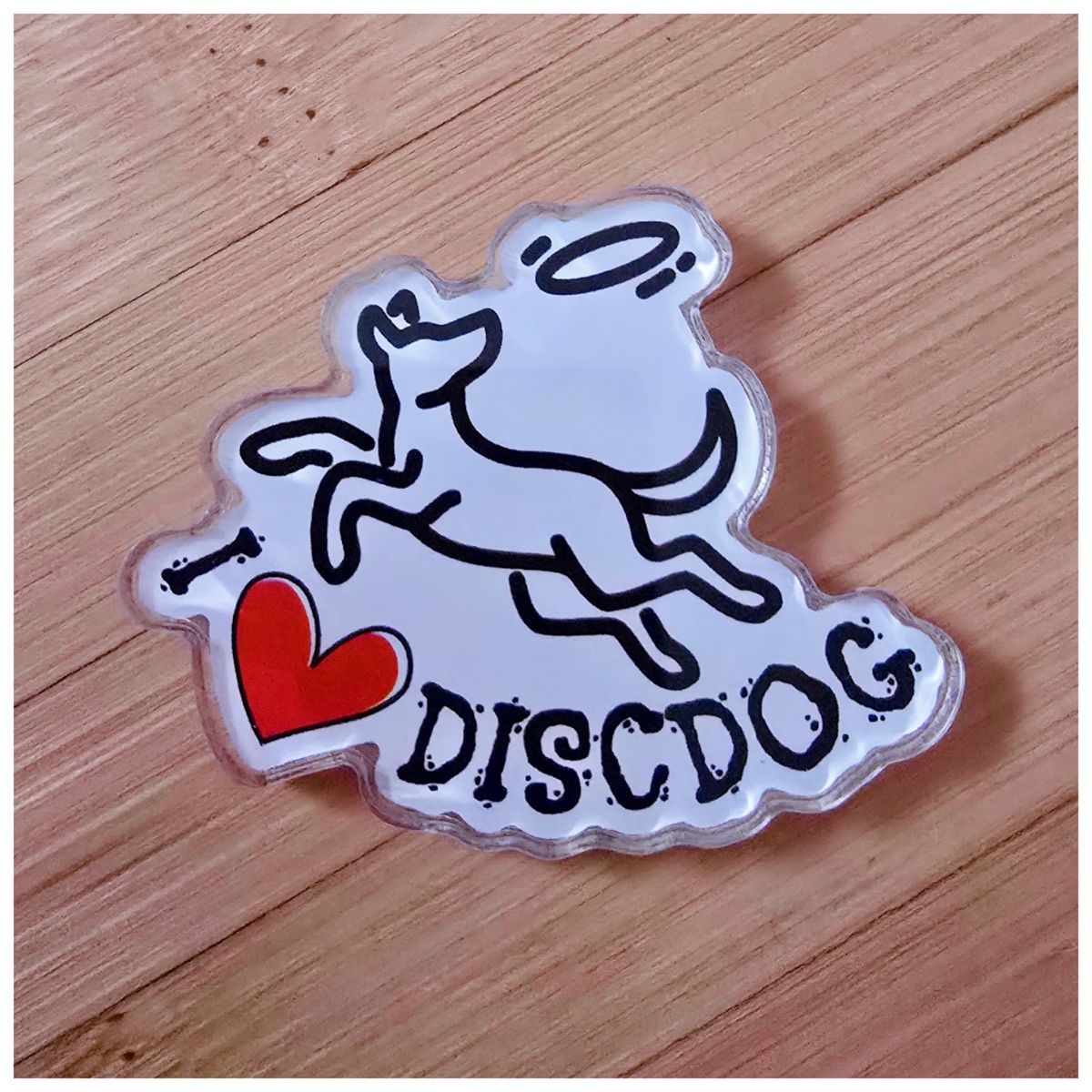 I (heart) DISCDOG magnet