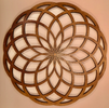 12" Wooden Lotus