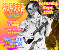 Coleton Wilcox on the Guitar at The Sunset Bazaar
