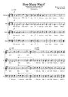 How Many Ways (SATB Choir a cappella)