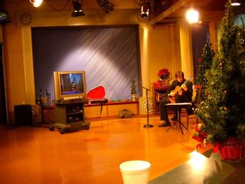 Live on TV in New Orleans
