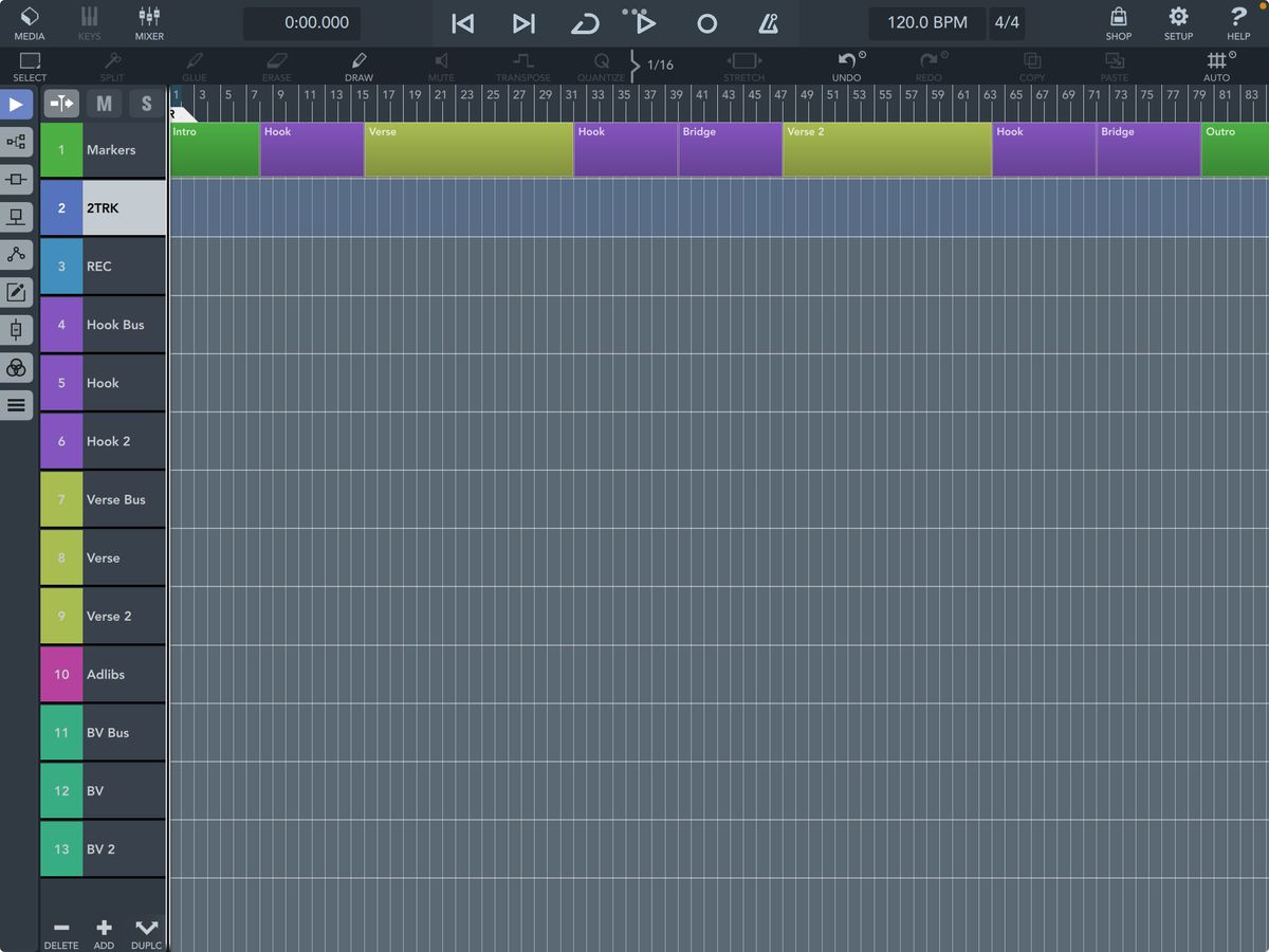 Mixing Template - Cubasis 3 
