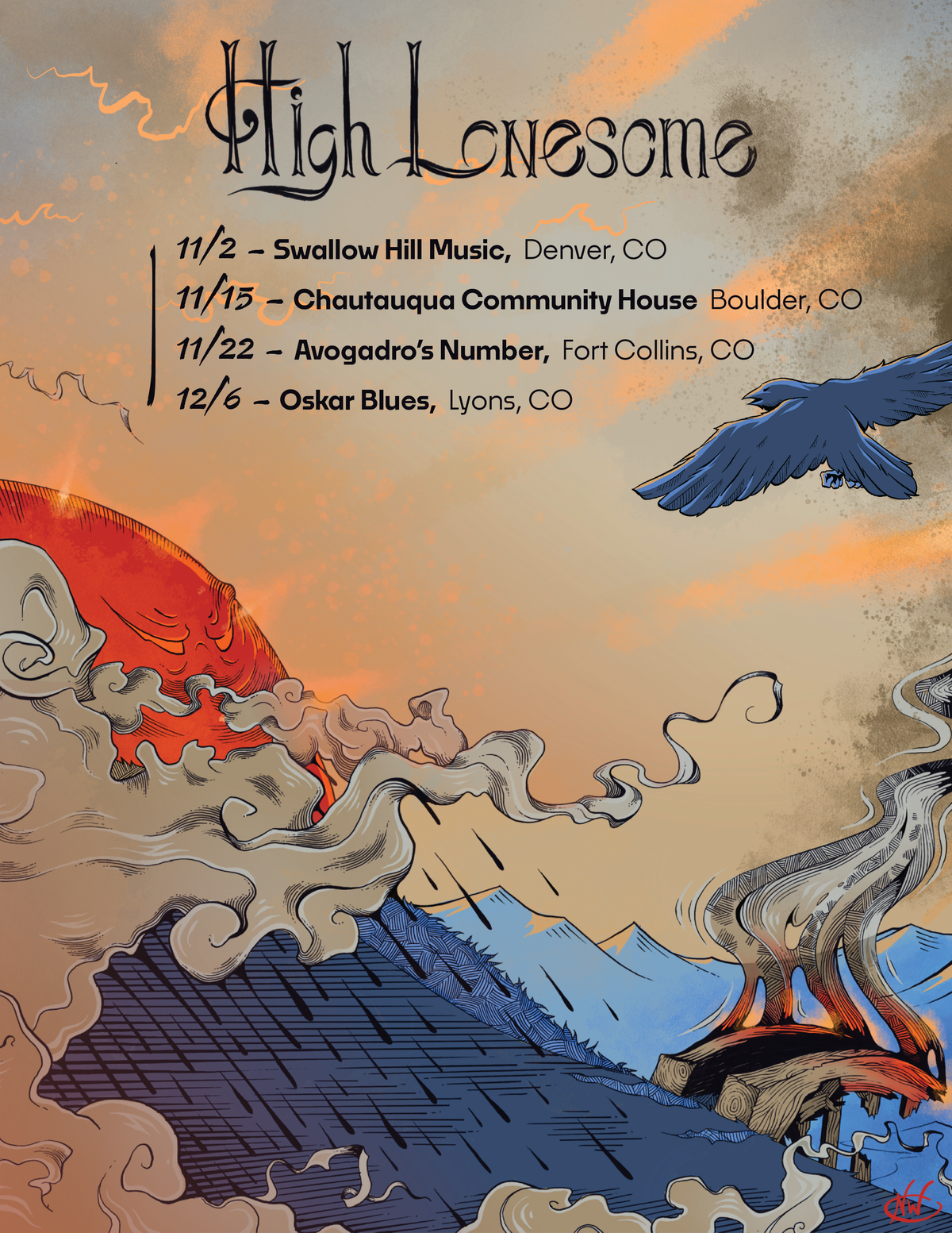 High Lonesome Album Release Poster (Signed)