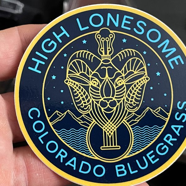 Big Horn Sheep HL Vinyl Sticker (2 pack)