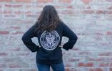 Big Horn Zipper Hoodie Sweatshirt