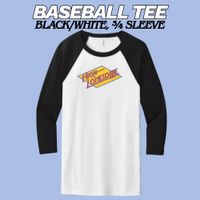 Baseball Tee: Retro, 3/4 Sleeve