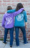 Big Horn Zipper Hoodie Sweatshirt
