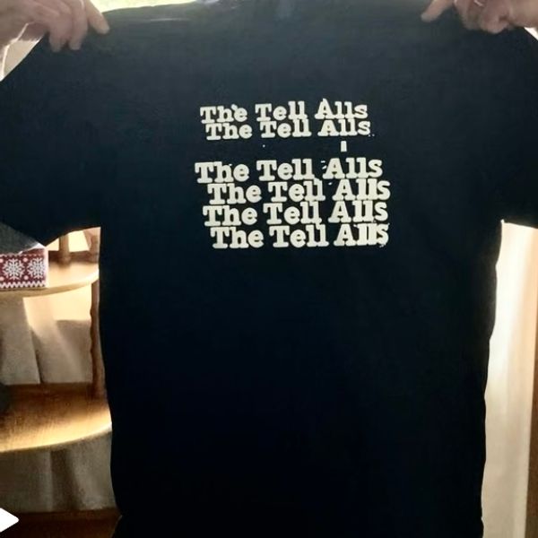New Black T-Shirt w/ white graphic ...available Now! (size: 2XL)