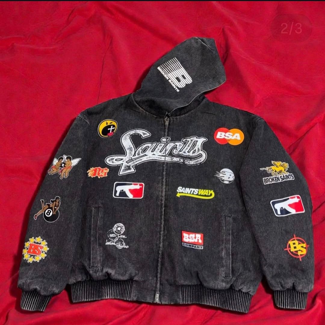 Broken Saints Major Saints League Denim Hoodie