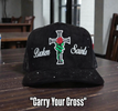 Broken Saints Carry Your Cross Couture Hat