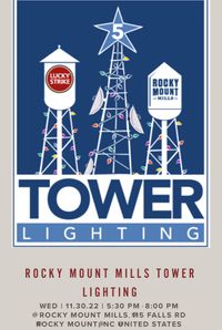 Matty Begs @ Rocky Mount Mills Tower Lighting 
