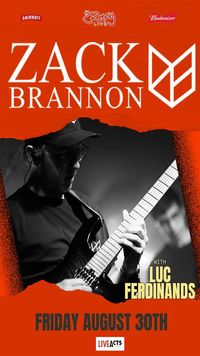 Zack Brannon live at The Roxy