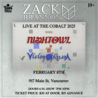 Zack Brannon Live at The Cobalt with Nightowl and Vision Of Verity