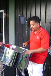 Minsky Delmonte-Steel Drum Player in Charlotte North Carolina