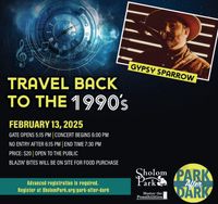 Gypsy Sparrow Music:  SHOLOM PARK AFTER DARK