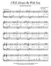 I Will Always Be With You - Easy Solo Harp in F
