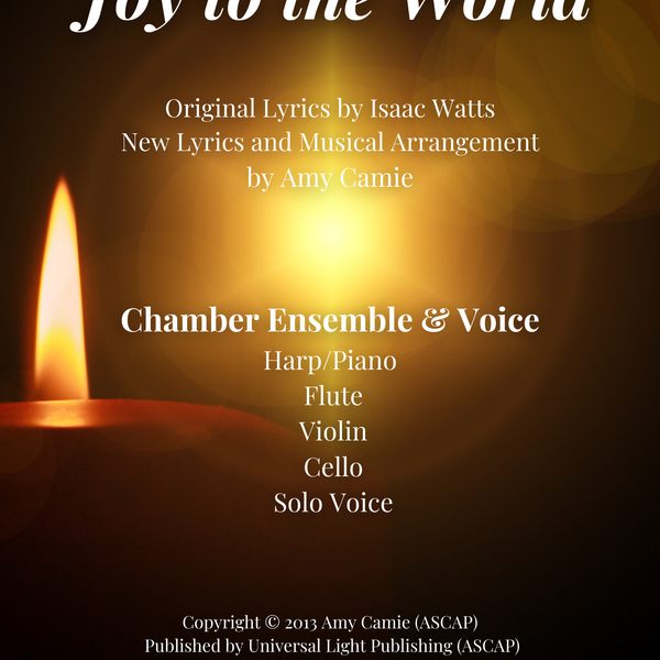 Joy to the World - Chamber Ensemble & Voice