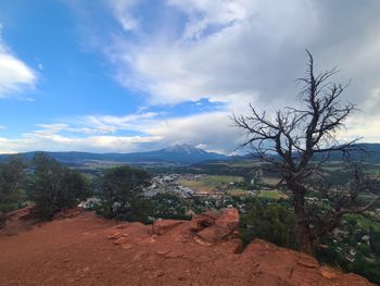 Red Hill climb with a view of Mt. Sopris
