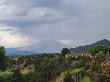 Mt. Sopris in the rain.
