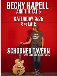 Becky Kapell and The Fat 6 at the Schooner