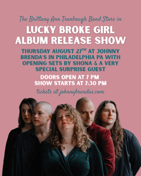 PHILLY ALBUM RELEASE SHOW with special guests Shona and a surprise folk celeb! Full band show!