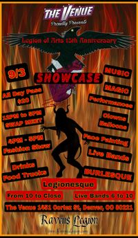Legion of Arts 15th anniversary Showcase and Swap meet