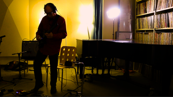Giant Steppes session, Jack Straw Productions, Seattle 2016; photo by Scott Pinzon