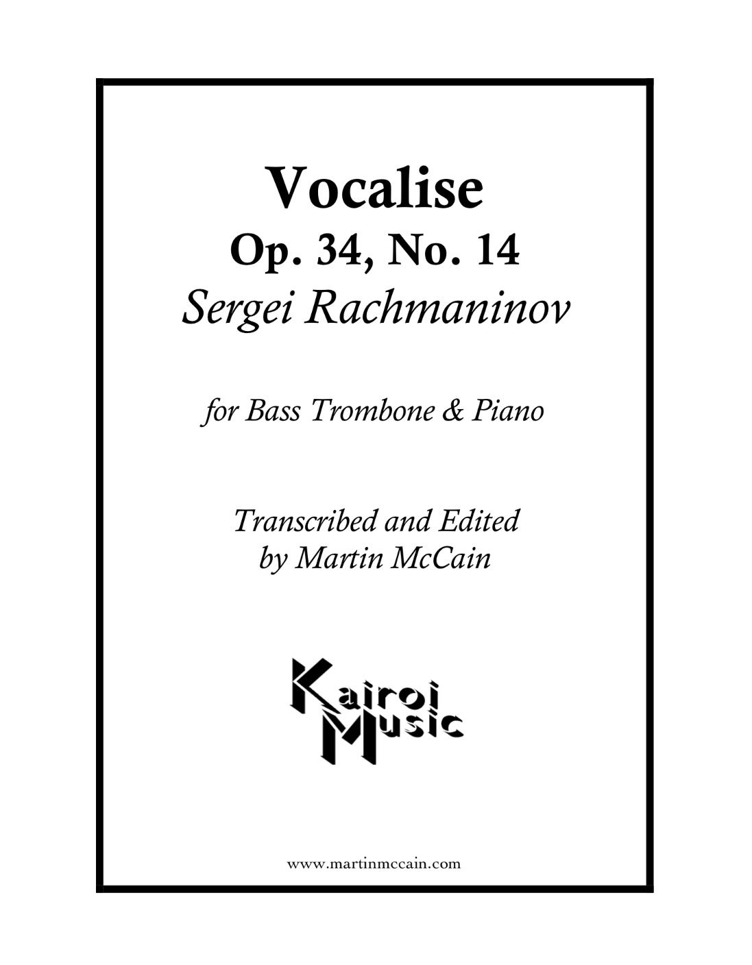 Vocalise (Digital Download)