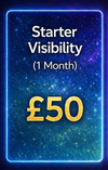 £50 - [1Month]  - Starter Visibility