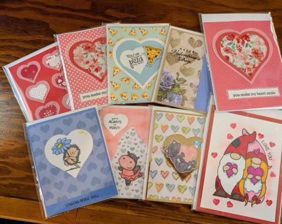 Valentine's Day greeting cards