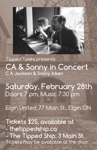 Tipped Tunes presents CA & Sonny in concert