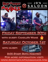 Rocky Mountain Maniacs @ JD's Saloon