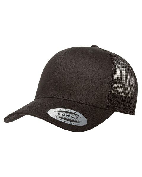 6 Panel Snapback Trucker Hat (8 Colors Available)